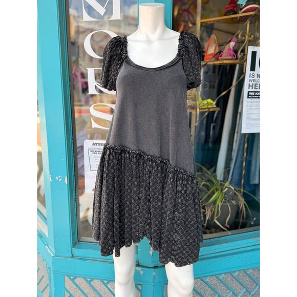FP Wanderlust Gray Mini Dress Size XS - Picture 1 of 5